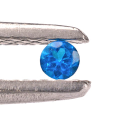 NEON BLUE APATITE CUT ROUND 2MM 0.03 Cts.