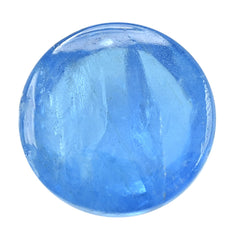 NEON BLUE APATITE ROUND CAB (HI) 6MM 1.02 Cts.