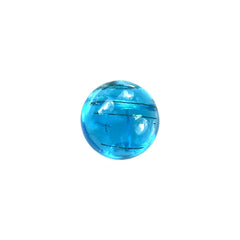 NEON BLUE APATITE PLAIN ROUND CAB (HI) 5MM 0.58 Cts.