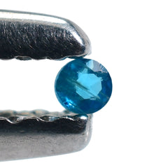 NEON BLUE APATITE CUT ROUND 1.60MM 0.02 Cts.