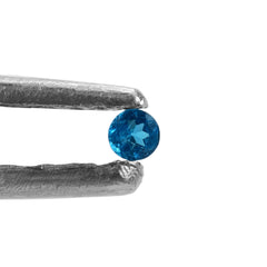 NEON BLUE APATITE CUT ROUND 1.55MM 0.02 Cts.