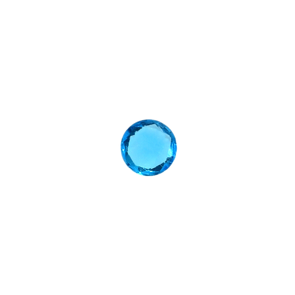 NEON BLUE APATITE CUT ROUND 1.50MM 0.01 Cts.