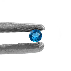 NEON BLUE APATITE CUT ROUND 1.50MM 0.01 Cts.