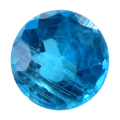 NEON BLUE APATITE CUT ROUND 2.00MM 0.03 Cts.