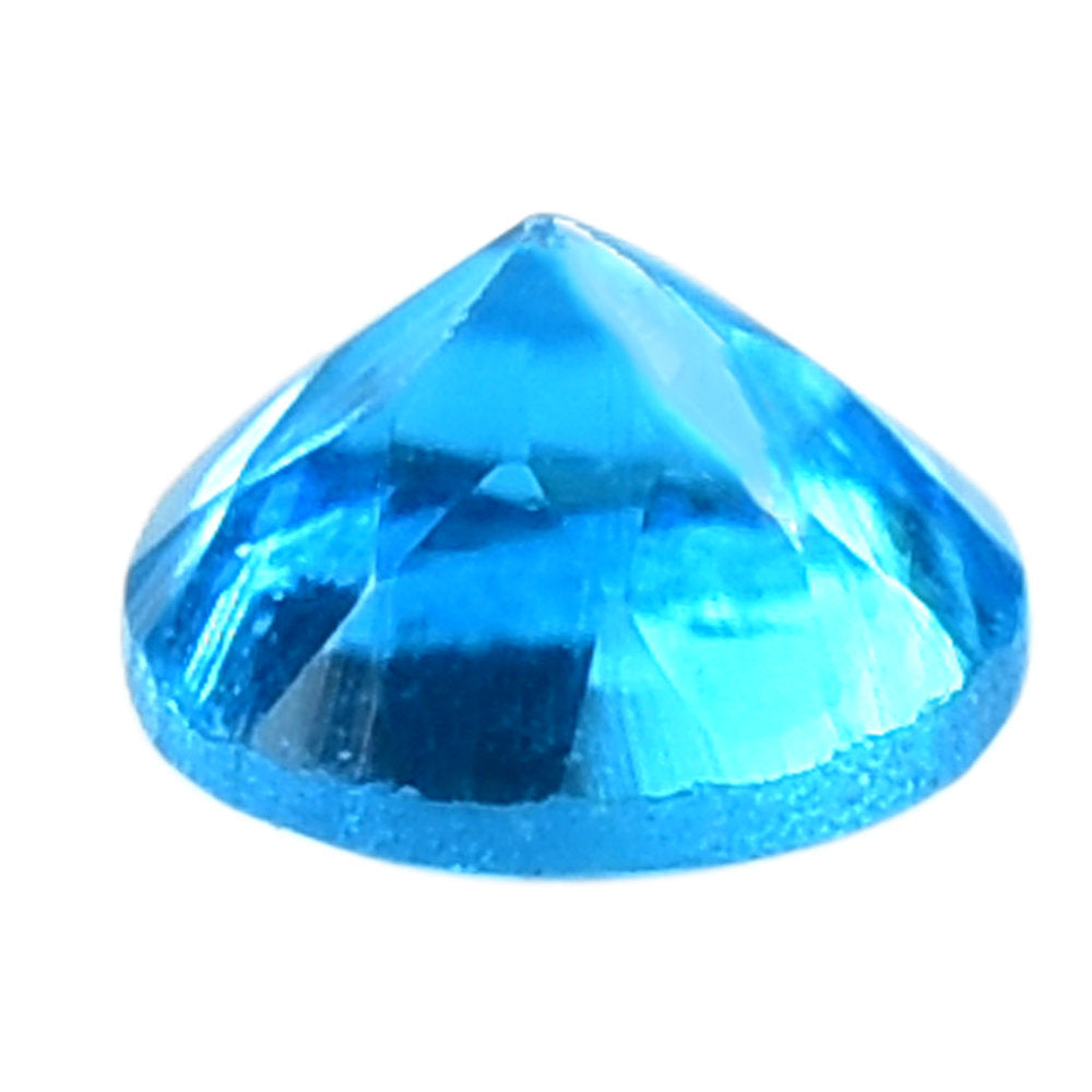 NEON BLUE APATITE CUT ROUND 2.10MM 0.04 Cts.
