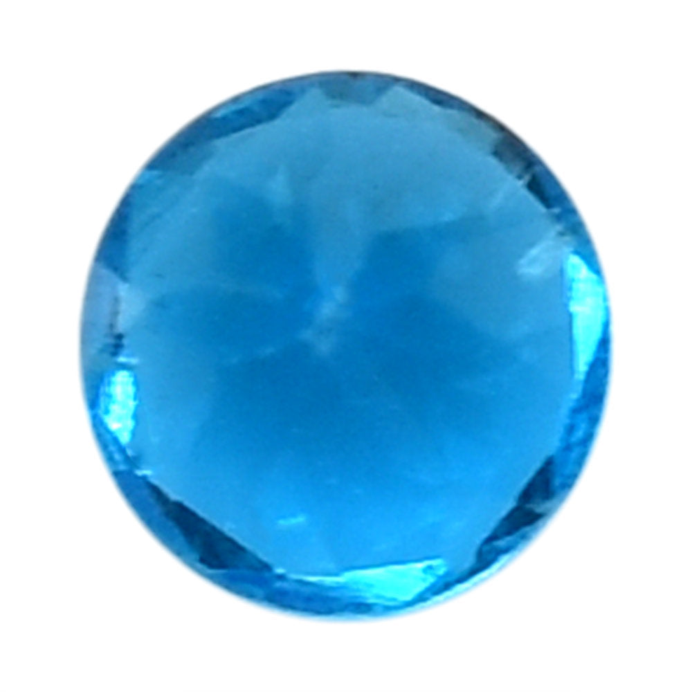 NEON BLUE APATITE CUT ROUND 2.10MM 0.04 Cts.