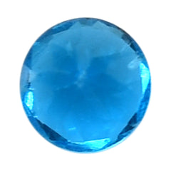 NEON BLUE APATITE CUT ROUND 2.10MM 0.04 Cts.