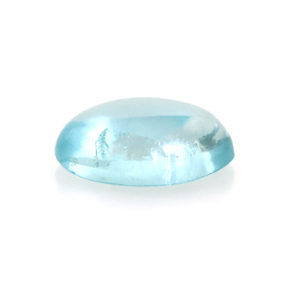 BLUE APATITE OVAL CAB (HI) 6X4MM 0.45 Cts.