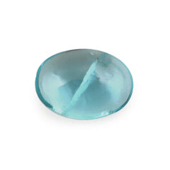 BLUE APATITE OVAL CAB (SI) 7X5MM 0.81 Cts.