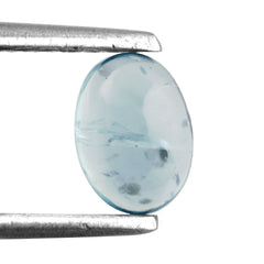 BLUE APATITE OVAL CAB (HI) 7X5MM 0.81 Cts.