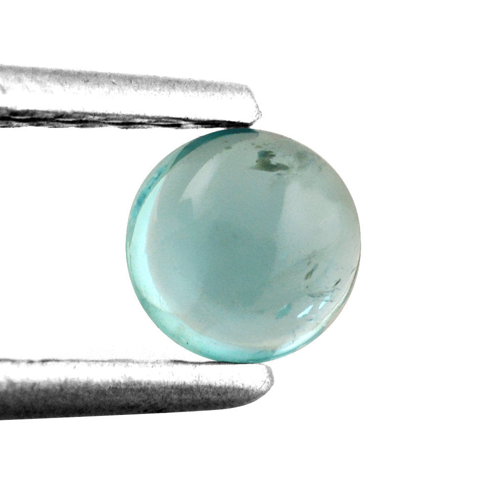 BLUE APATITE ROUND CAB (SI) 5MM 0.59 Cts.