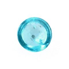 BLUE APATITE ROUND CAB (HI) 4MM 0.30 Cts.