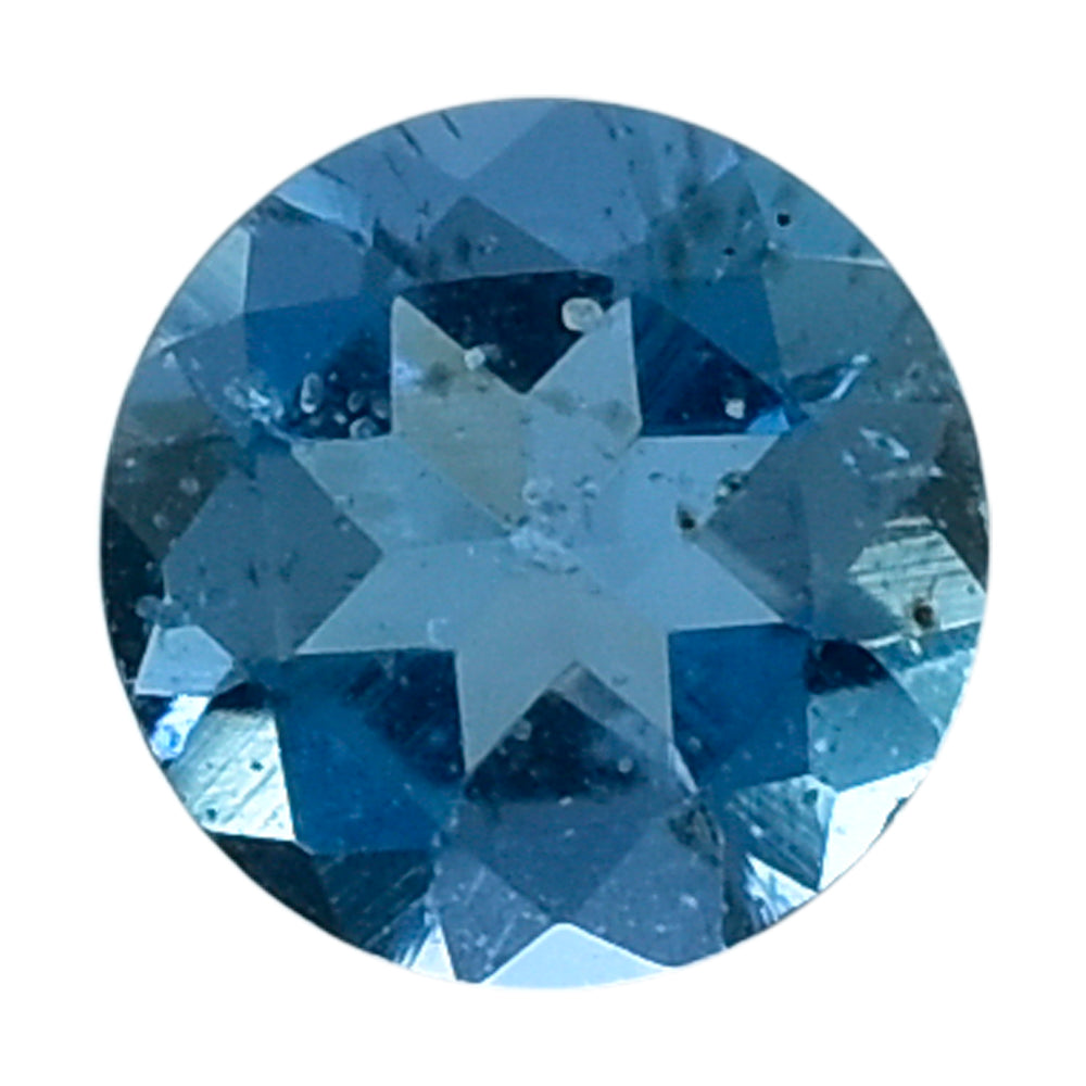 AQUAMARINE CUT ROUND (A+++++) (SI) 4MM 0.23 Cts.