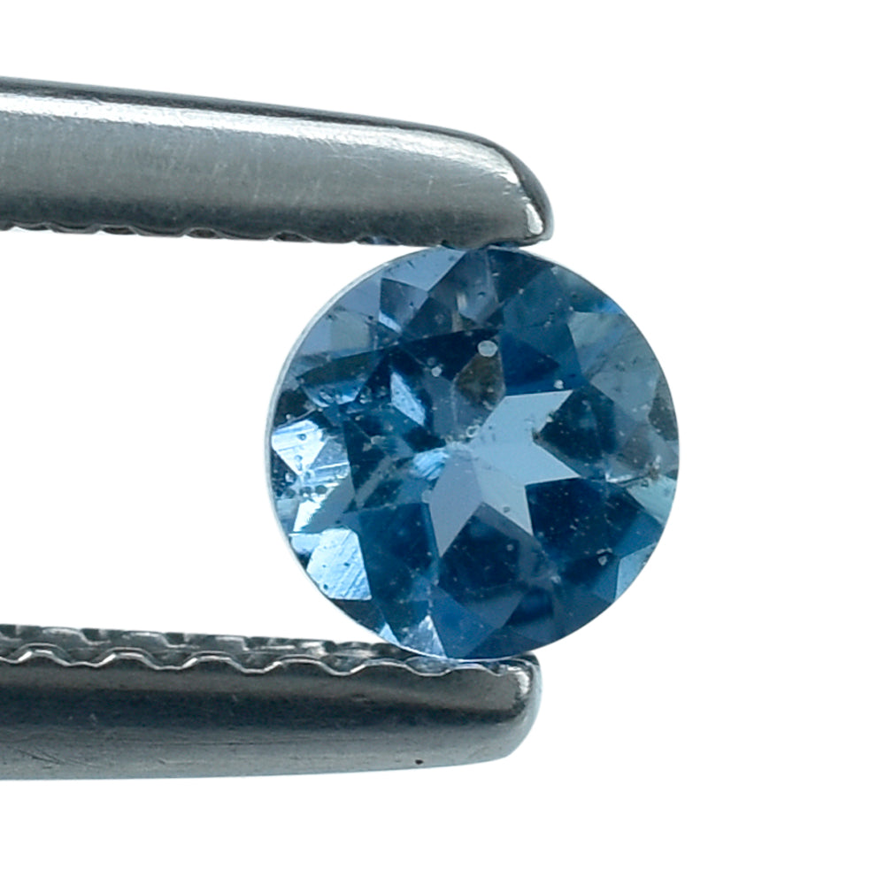 AQUAMARINE CUT ROUND (A+++++) (SI) 4MM 0.23 Cts.