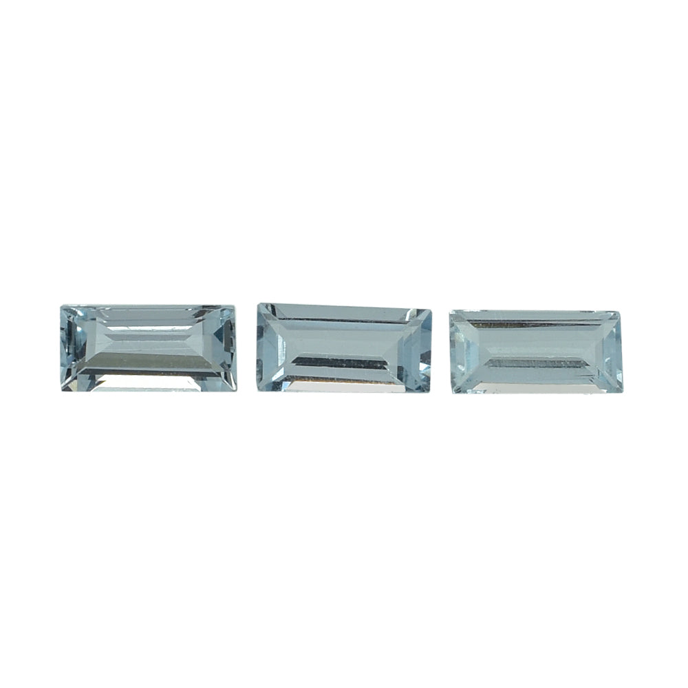 AQUAMARINE CUT BAGUETTES 5X2.50MM 0.19 Cts.