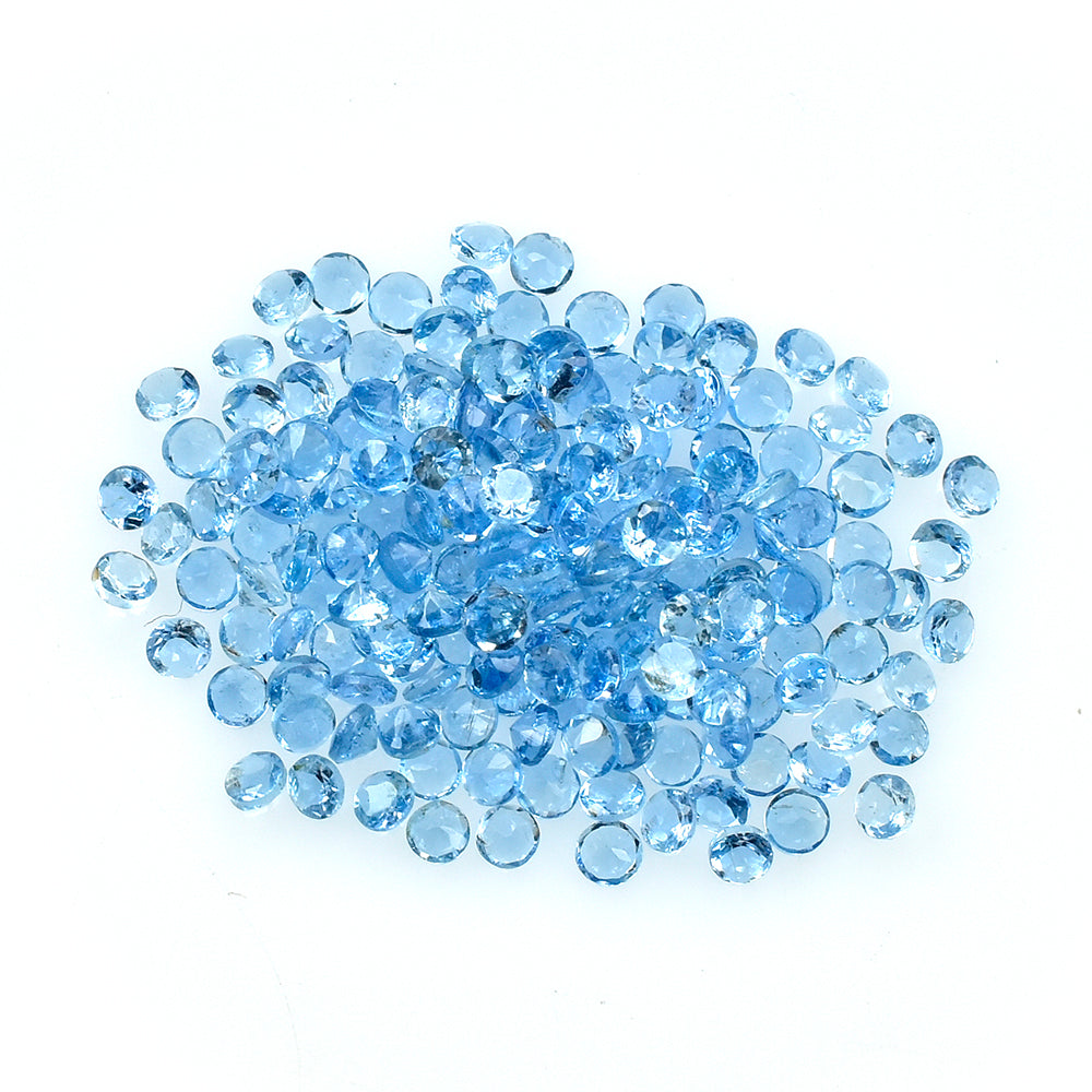 AQUAMARINE CUT ROUND (A++++) (SI) 1.60MM 0.02 Cts.
