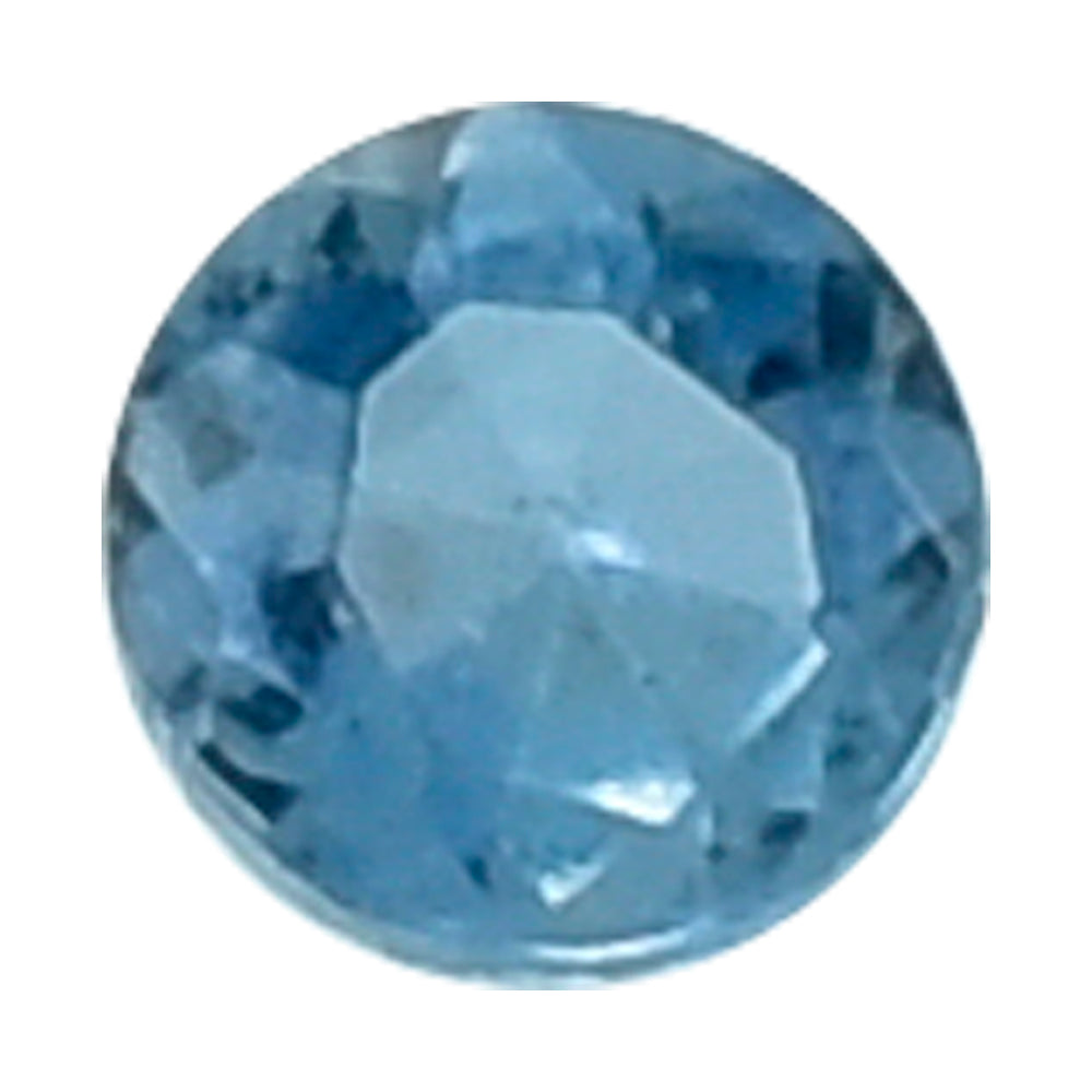 AQUAMARINE CUT ROUND (A++++) 1.10MM 0.01 Cts.