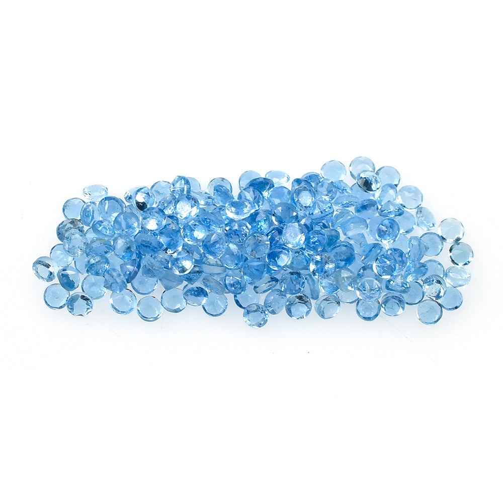 AQUAMARINE CUT ROUND (A++++) 1.10MM 0.01 Cts.