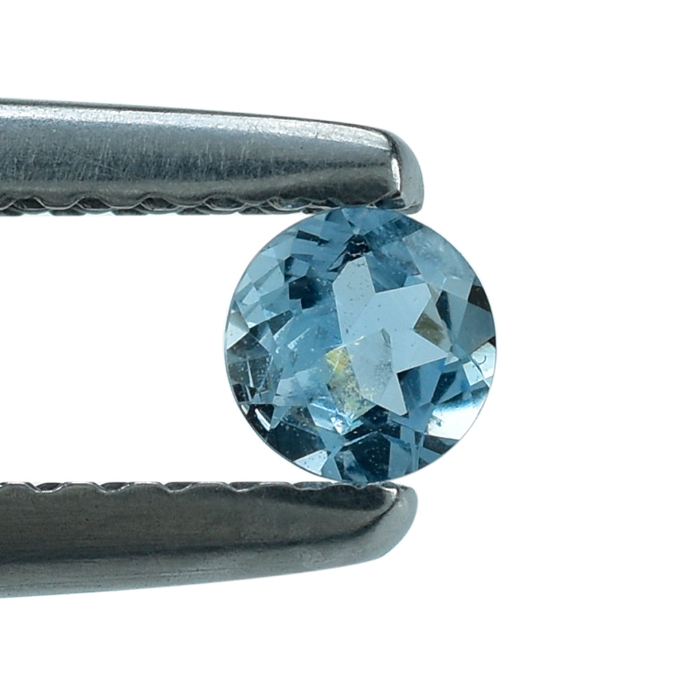 AQUAMARINE CUT ROUND (A++++/SI) 3.50MM 0.14 Cts.