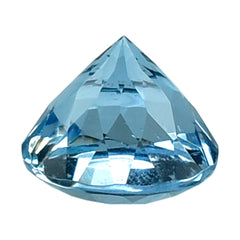 AQUAMARINE CUT ROUND (A+++) 6MM 0.89 Cts.
