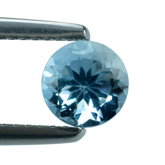 AQUAMARINE CUT ROUND (A+++) 6MM 0.89 Cts.