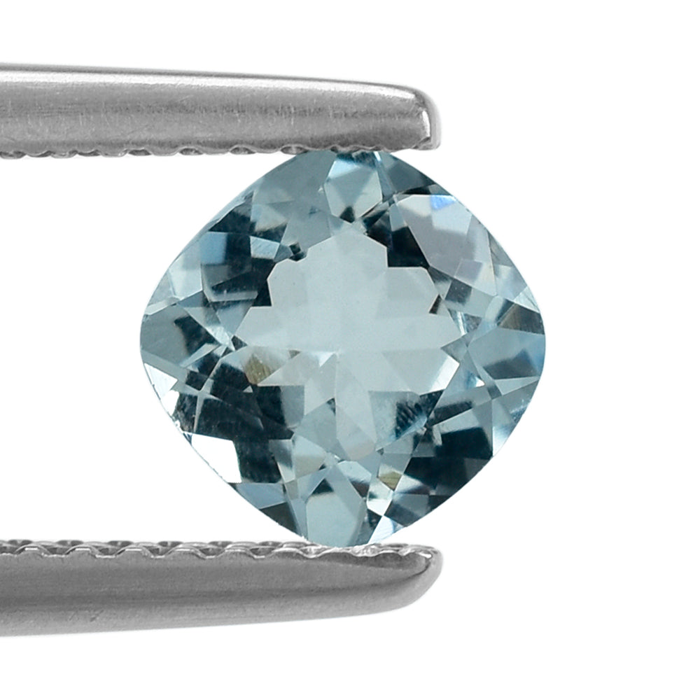 AQUAMARINE CUT CUSHION (A) 6MM 0.82 Cts.