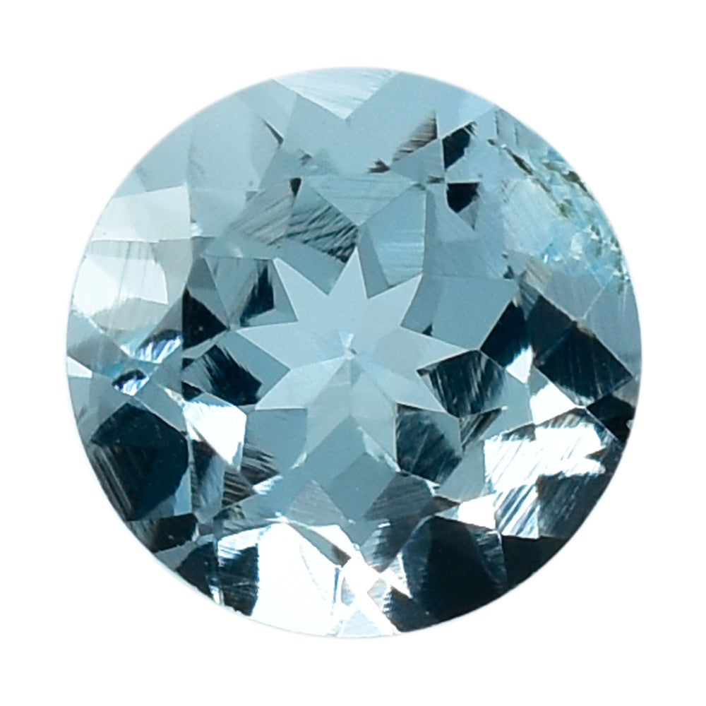 AQUAMARINE CUT ROUND (A+) (SI) 5.50MM 0.55 Cts.