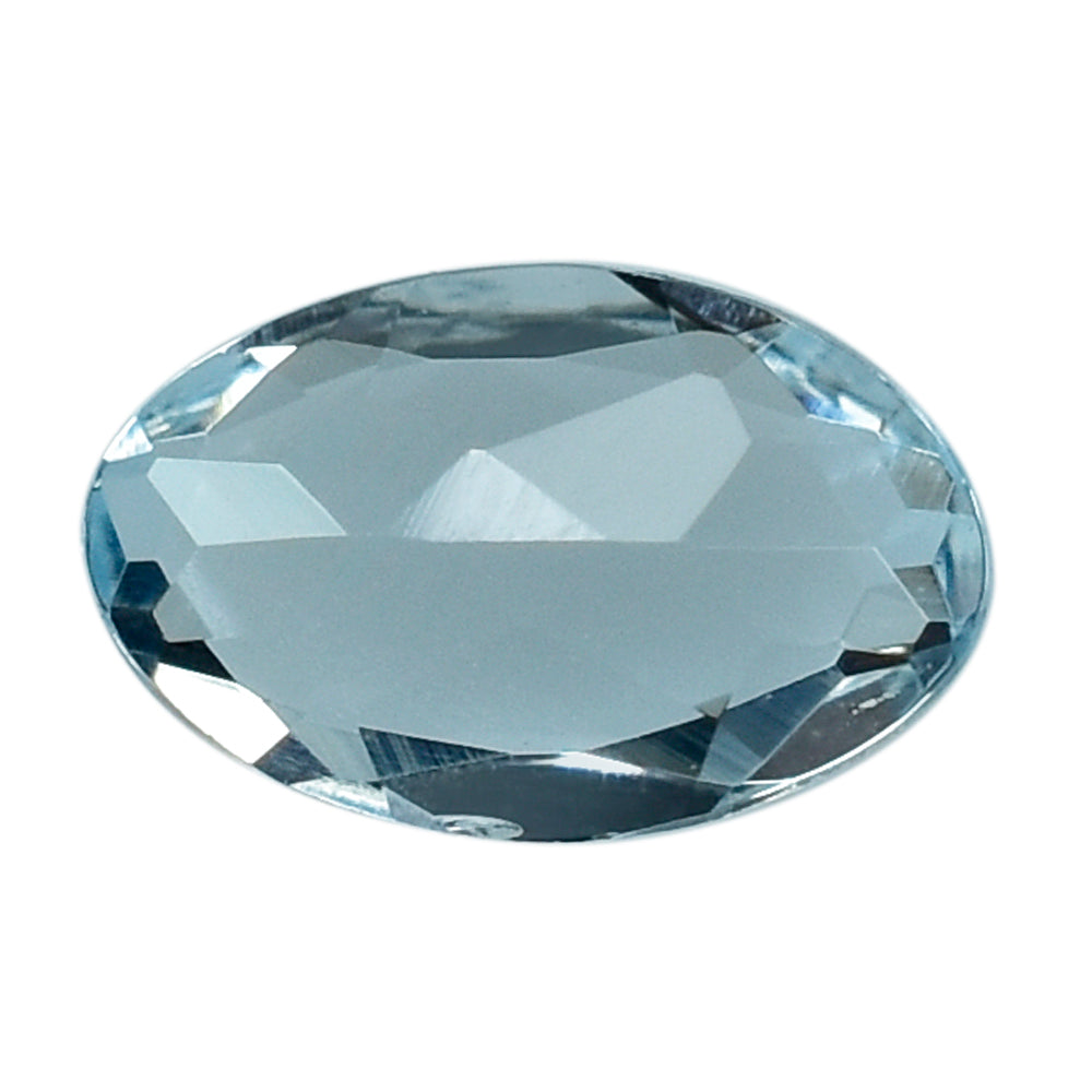 AQUAMARINE CUT OVAL (A/SI-WINDOW) 5X3MM 0.18 Cts.