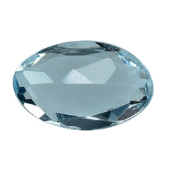 AQUAMARINE CUT OVAL (A/SI-WINDOW) 5X3MM 0.18 Cts.