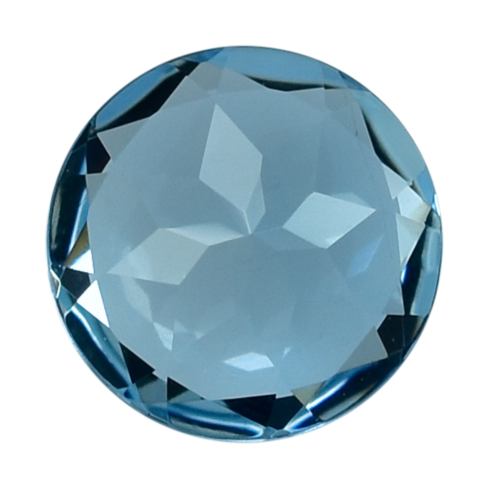 AQUAMARINE CUT ROUND (A++) 6MM 0.70 Cts.