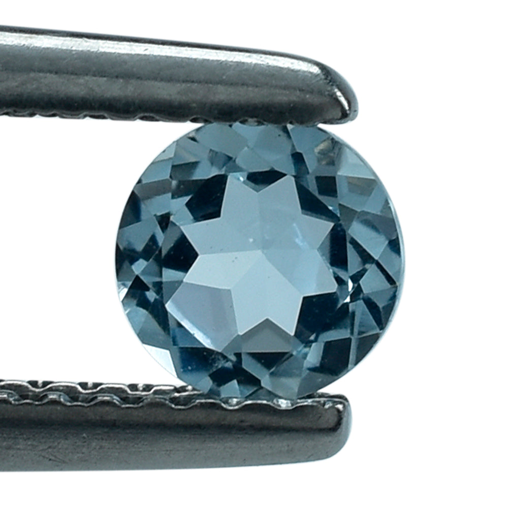 AQUAMARINE CUT ROUND (A++) 5MM 0.43 Cts.