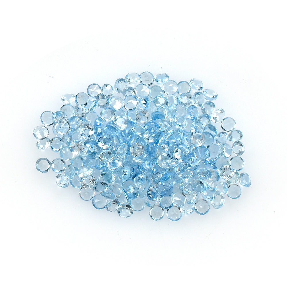 AQUAMARINE CUT ROUND (A++) 1.50MM 0.01 Cts.