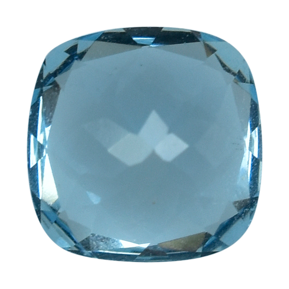AQUAMARINE CUT CUSHION (A++) 7MM 1.42 Cts.