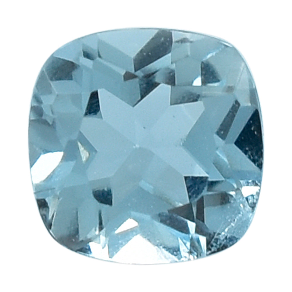 AQUAMARINE CUT CUSHION (A++) 4MM 0.22 Cts.