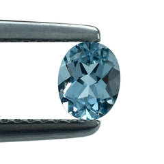 AQUAMARINE CUT OVAL (A++) 5X4MM 0.33 Cts.