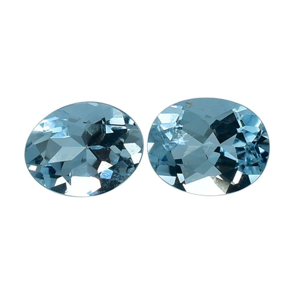 AQUAMARINE CUT OVAL (A++) 5X4MM 0.33 Cts.