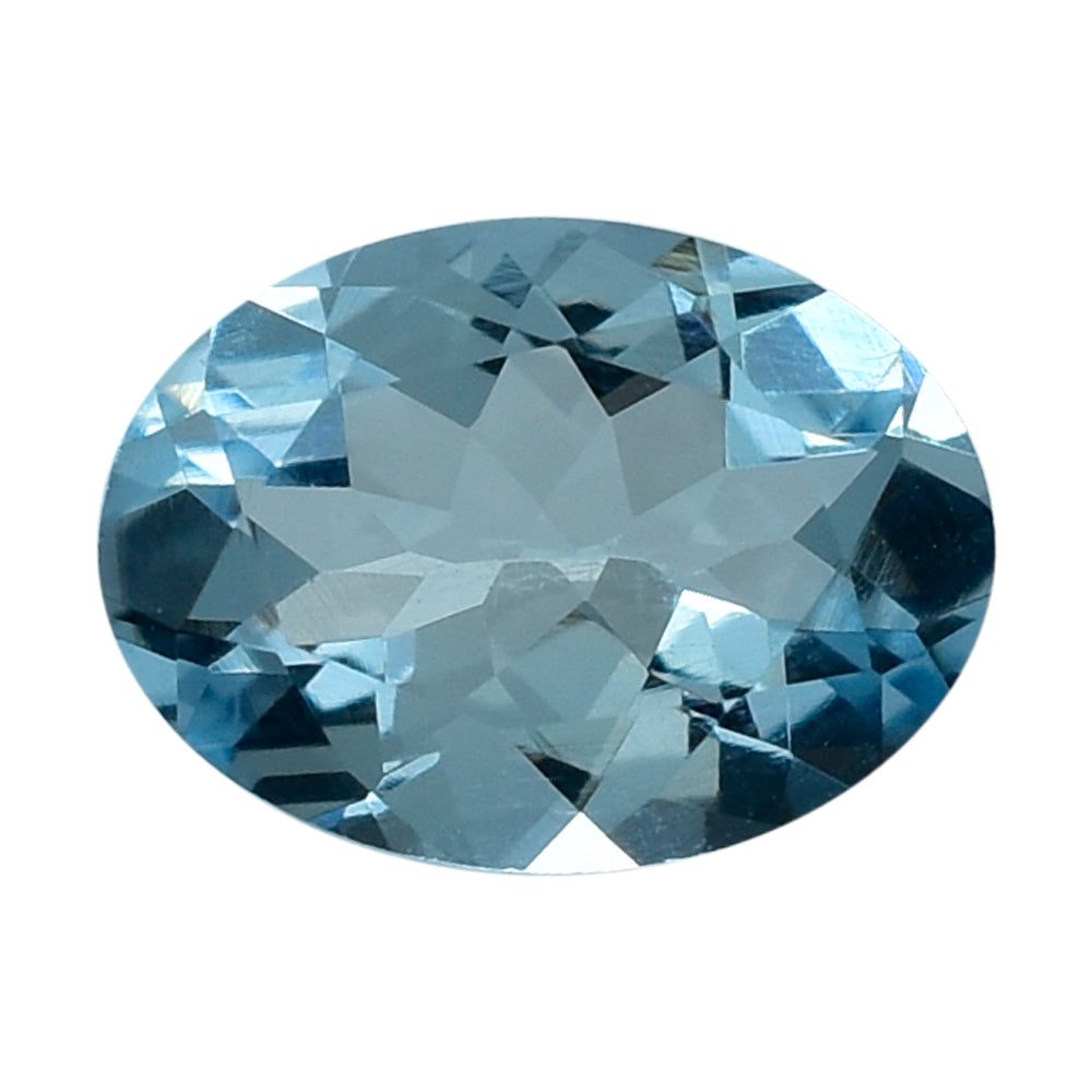 AQUAMARINE CUT OVAL (A++) 7X5MM 0.73 Cts.
