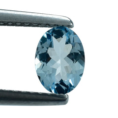 AQUAMARINE CUT OVAL (A++) 7X5MM 0.73 Cts.