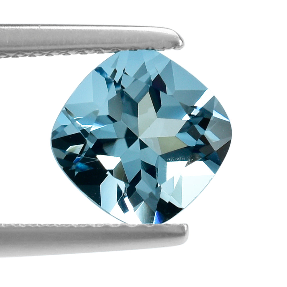 AQUAMARINE CUT CUSHION (A++) 8MM 1.93 Cts.