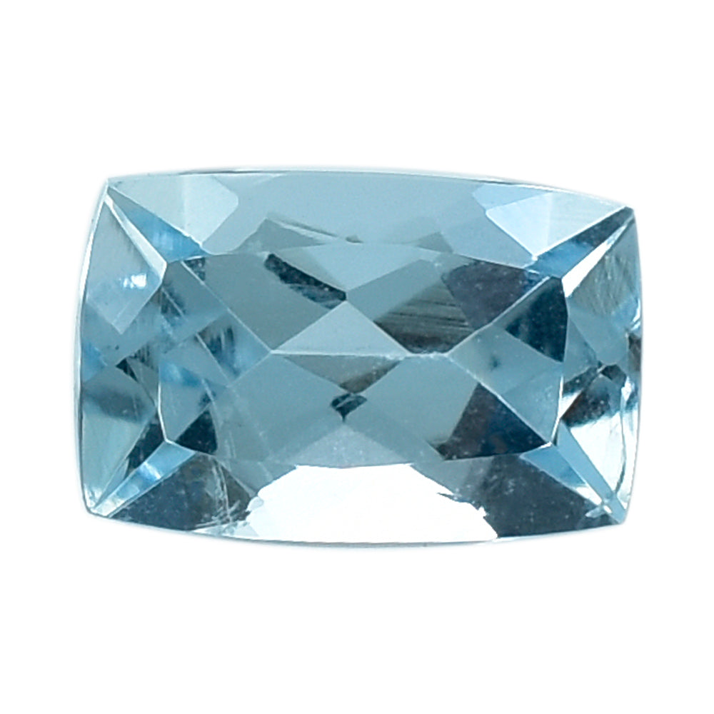AQUAMARINE CUT CUSHION (A++) 6X4MM 0.50 Cts.