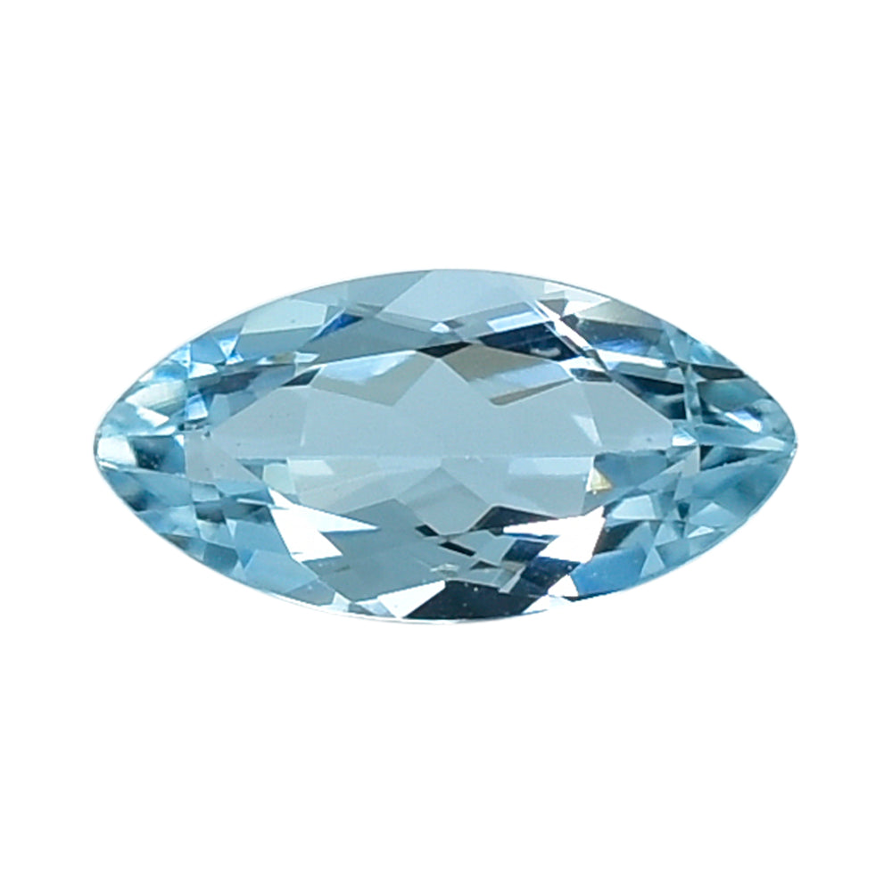 AQUAMARINE CUT MARQUISE (A++) 6X3MM 0.24 Cts.