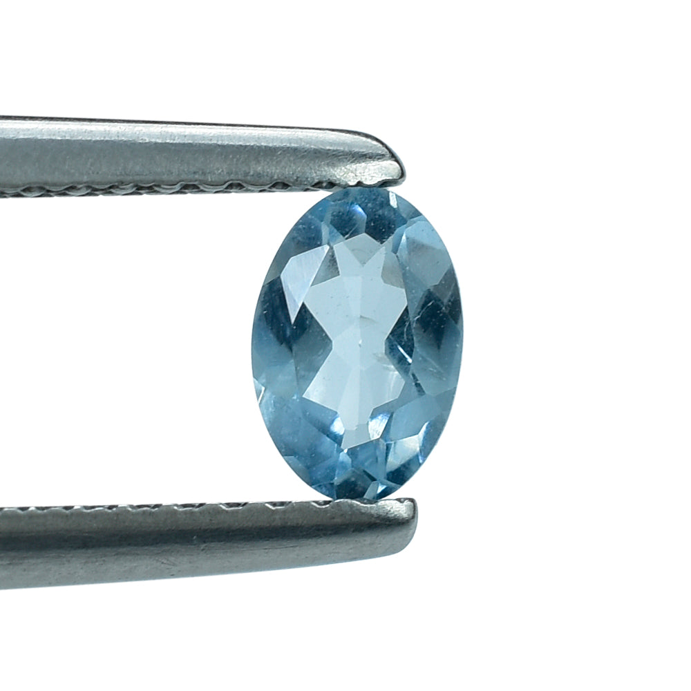 AQUAMARINE CUT OVAL (A++/HI) 6X4MM 0.34 Cts.