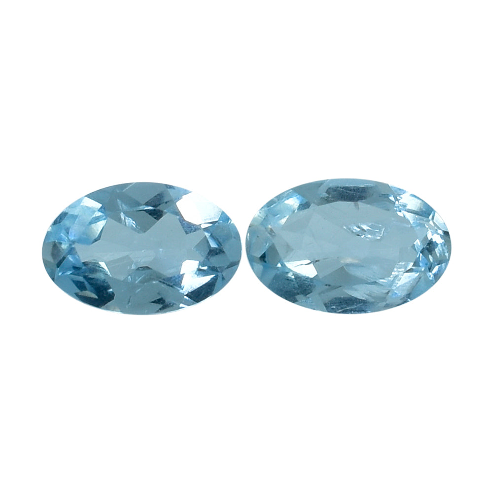 AQUAMARINE CUT OVAL (A++/HI) 6X4MM 0.34 Cts.