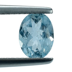 AQUAMARINE CUT OVAL (A++) 8X6MM 1.03 Cts.