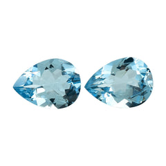 AQUAMARINE CUT PEAR (A++) 8X6MM 0.80 Cts.