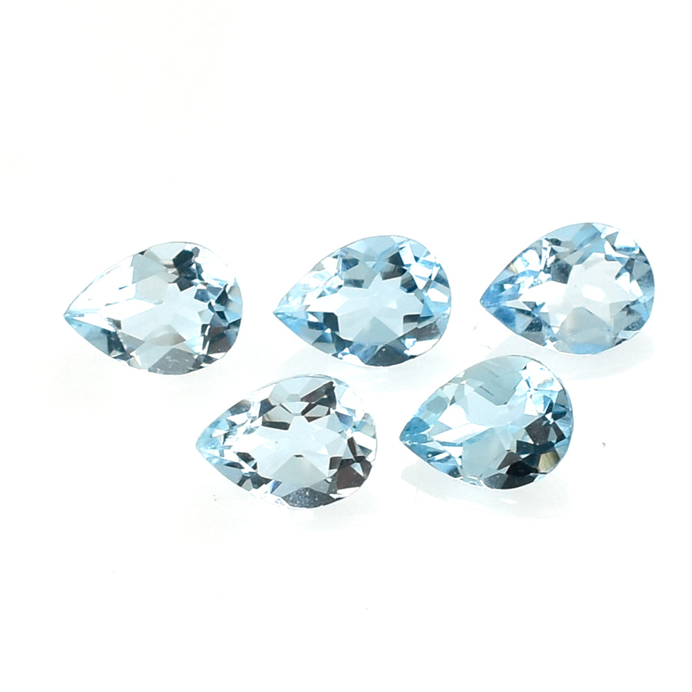 AQUAMARINE CUT PEAR (A++) 4X3MM 0.16 Cts.