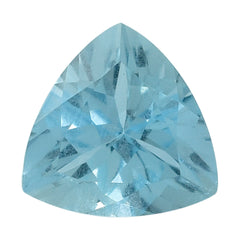AQUAMARINE CUT TRILLION (A++) (SI) 6MM 0.63 Cts.