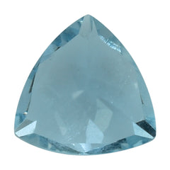 AQUAMARINE CUT TRILLION (A++) (SI) 6MM 0.63 Cts.