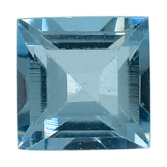 AQUAMARINE CUT SQUARE (A++) 3.50MM 0.22 Cts.