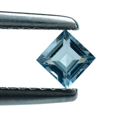 AQUAMARINE CUT SQUARE (A++) 3.50MM 0.22 Cts.